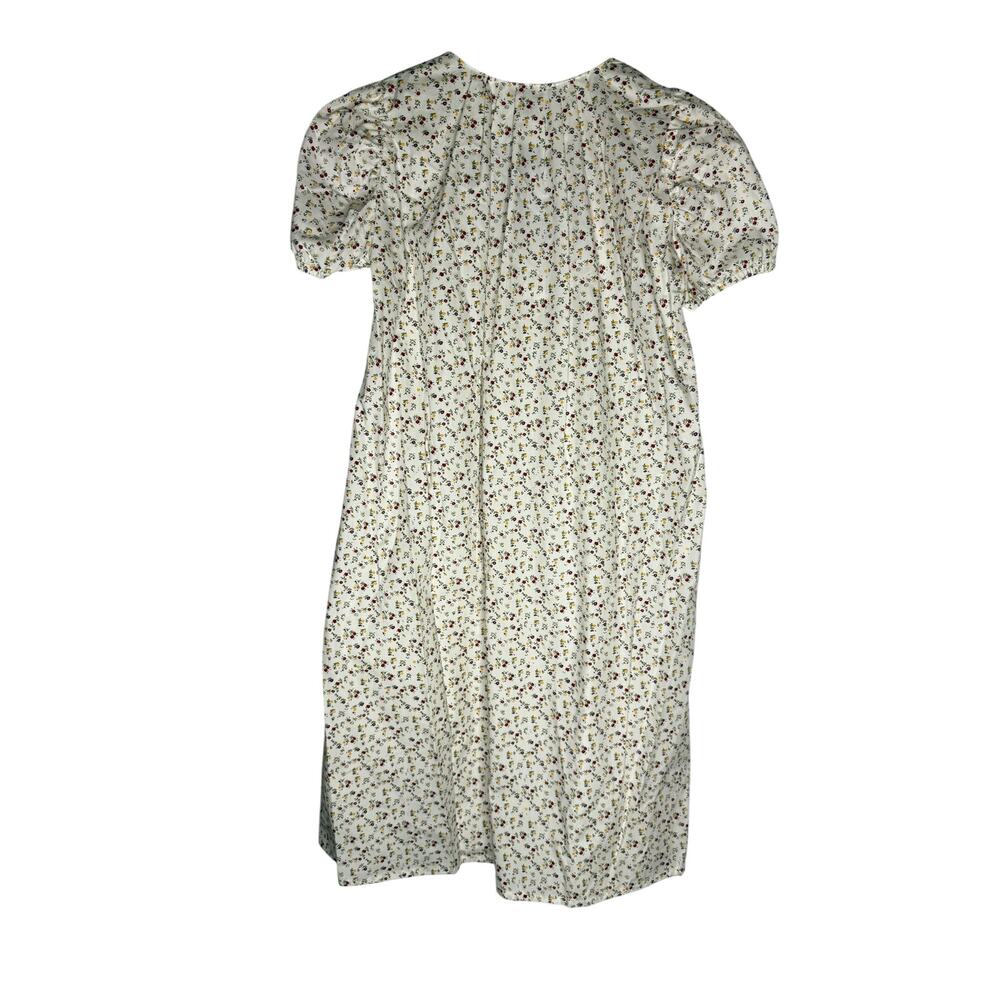 New with Tag Fiorucci Abito Floral Cotton Dress Size 44 (US 6-8 ) - Picture 2 of 4